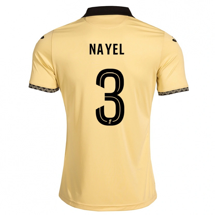 Danxen Herren Lucas Nayel #3 Navajoweiß Schwarz Auswärtstrikot Trikot 2026/27 T-Shirt