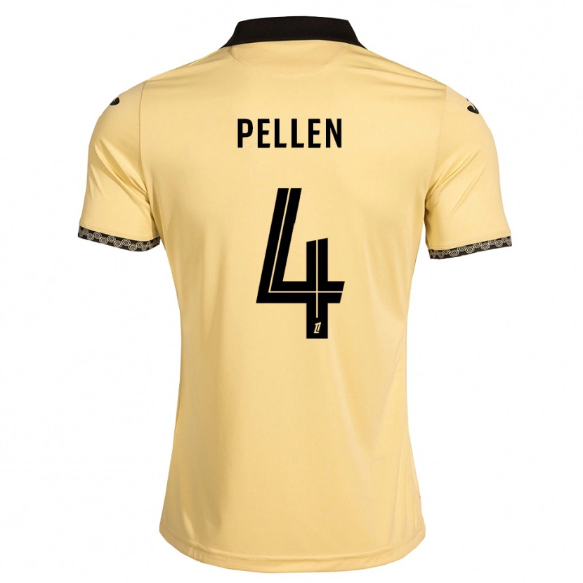 Danxen Herren Louise Pellen #4 Navajoweiß Schwarz Auswärtstrikot Trikot 2026/27 T-Shirt