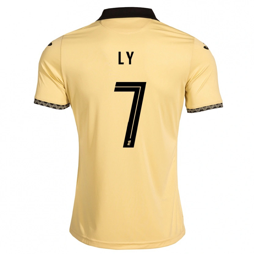 Danxen Herren Mactar Ly #7 Navajoweiß Schwarz Auswärtstrikot Trikot 2026/27 T-Shirt