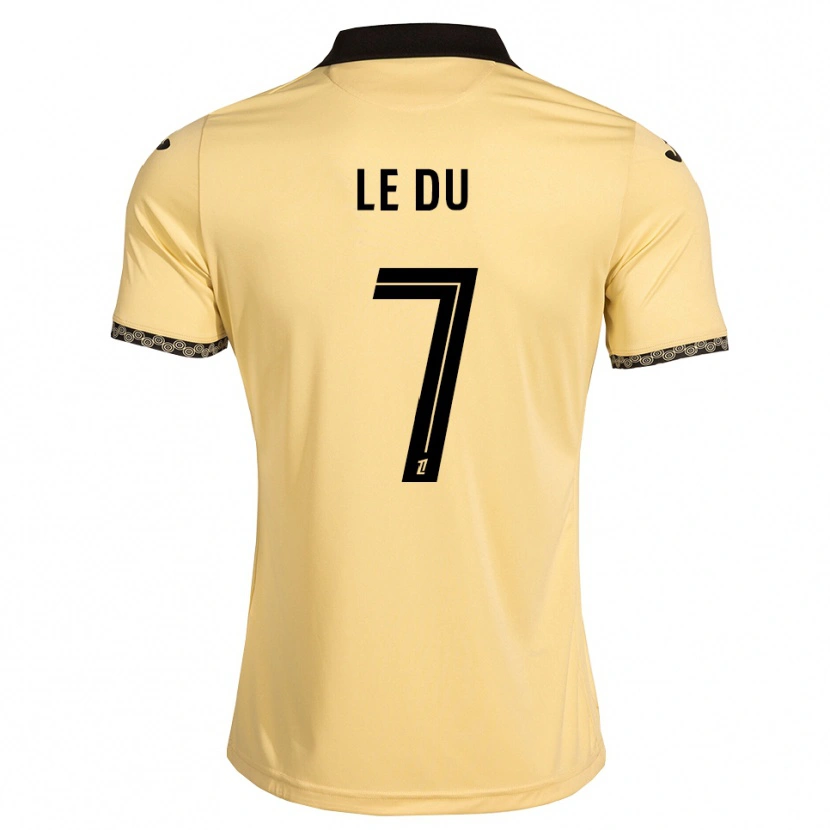 Danxen Herren Océane Le Du #7 Navajoweiß Schwarz Auswärtstrikot Trikot 2026/27 T-Shirt