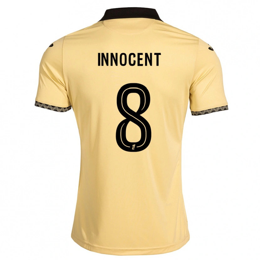 Danxen Herren Bonke Innocent #8 Navajoweiß Schwarz Auswärtstrikot Trikot 2026/27 T-Shirt
