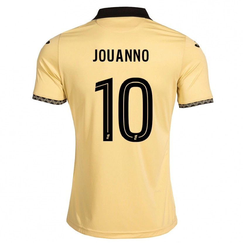 Danxen Herren Mathilde Jouanno #10 Navajoweiß Schwarz Auswärtstrikot Trikot 2026/27 T-Shirt