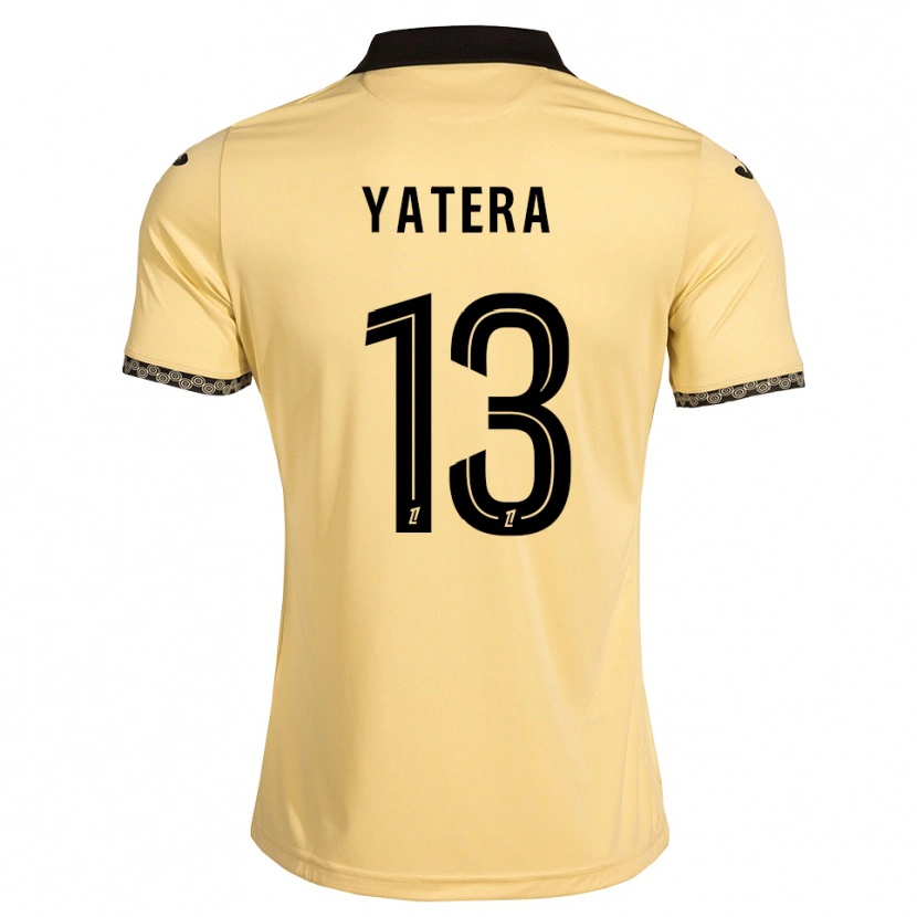 Danxen Herren Demba Yatera #13 Navajoweiß Schwarz Auswärtstrikot Trikot 2026/27 T-Shirt