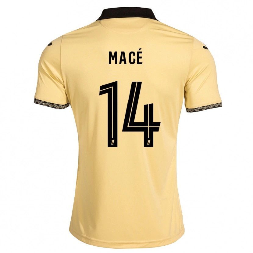 Danxen Herren Marine Macé #14 Navajoweiß Schwarz Auswärtstrikot Trikot 2026/27 T-Shirt
