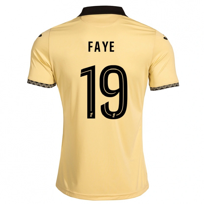 Danxen Herren Souleymane Faye #19 Navajoweiß Schwarz Auswärtstrikot Trikot 2026/27 T-Shirt