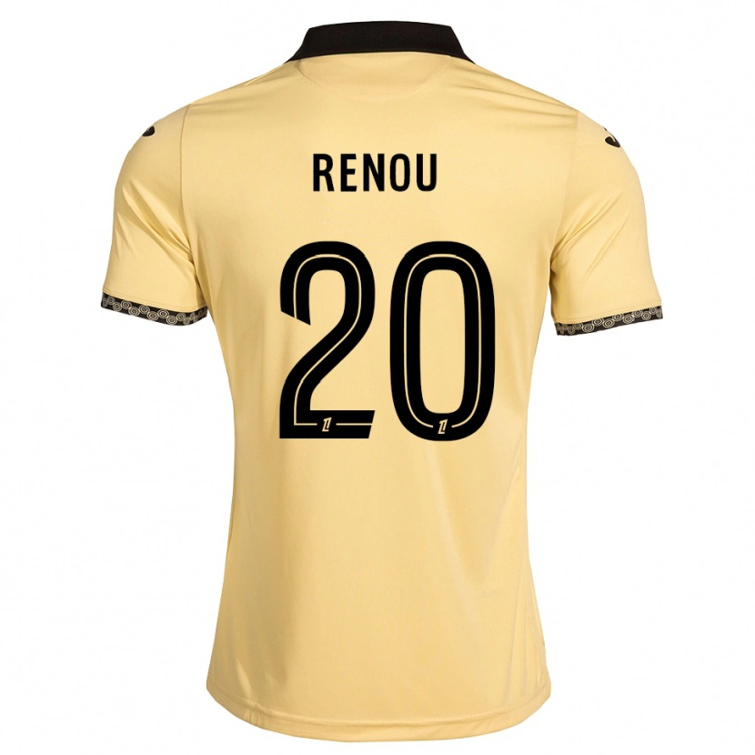 Danxen Herren Camille Renou #20 Navajoweiß Schwarz Auswärtstrikot Trikot 2026/27 T-Shirt