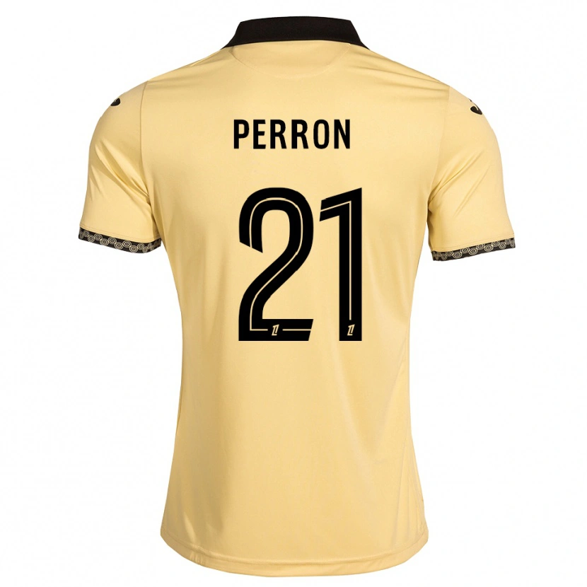 Danxen Herren Angéline Perron #21 Navajoweiß Schwarz Auswärtstrikot Trikot 2026/27 T-Shirt