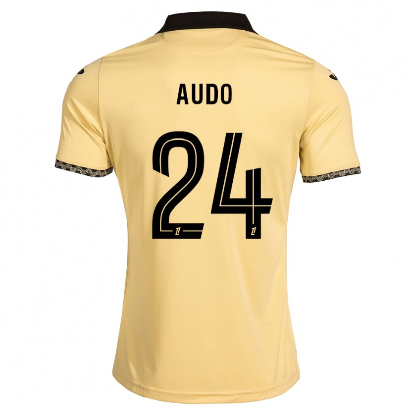 Danxen Herren Noémie Audo #24 Navajoweiß Schwarz Auswärtstrikot Trikot 2026/27 T-Shirt