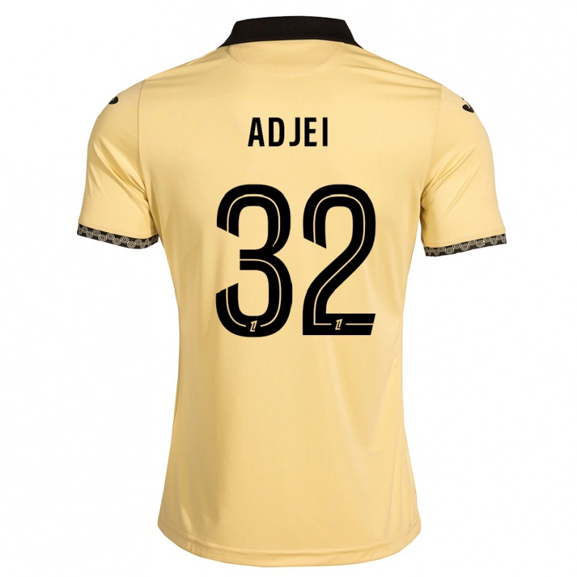 Danxen Herren Nathaniel Adjei #32 Navajoweiß Schwarz Auswärtstrikot Trikot 2026/27 T-Shirt