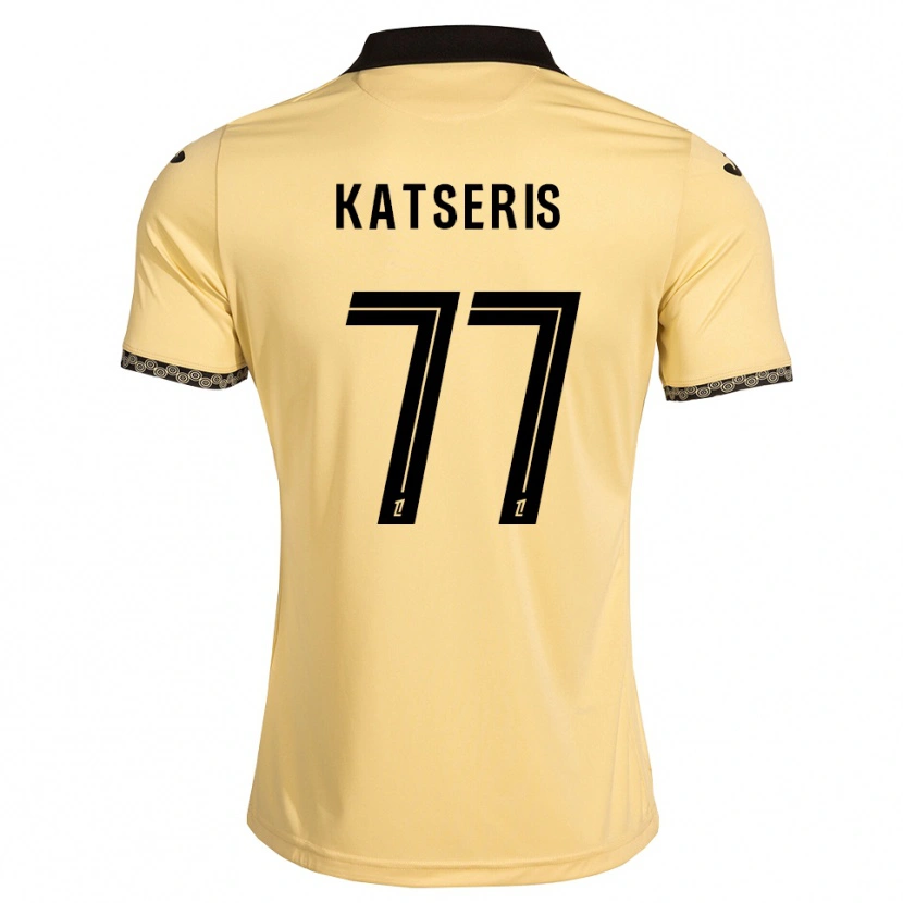 Danxen Herren Panos Katseris #77 Navajoweiß Schwarz Auswärtstrikot Trikot 2026/27 T-Shirt