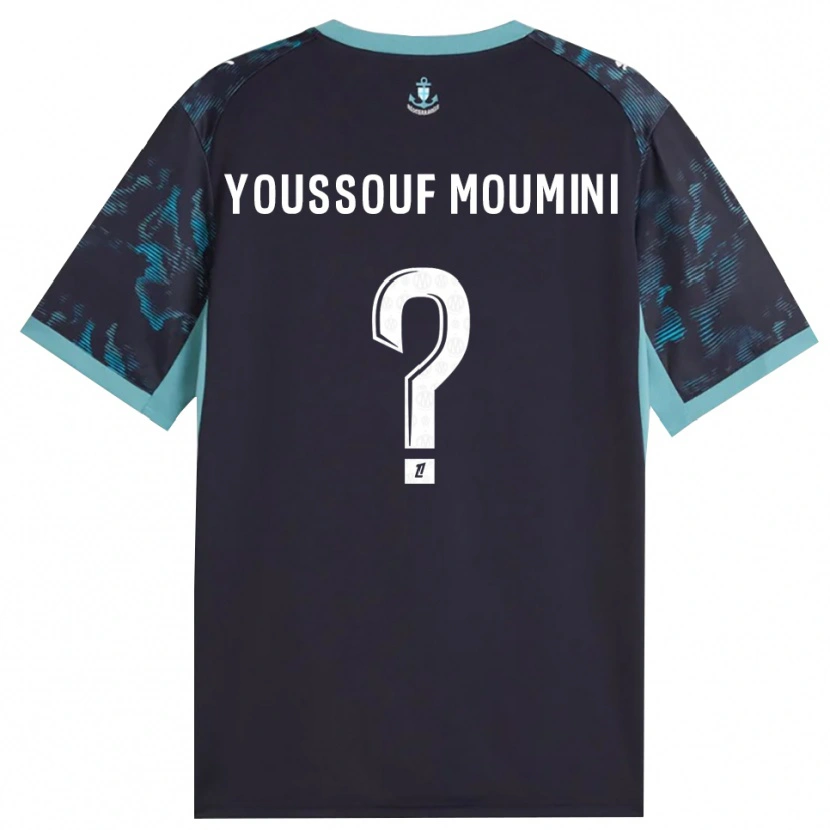 Danxen Herren Yakine Youssouf Moumini #0 Blass Türkis Weiß Schwarz Auswärtstrikot Trikot 2026/27 T-Shirt