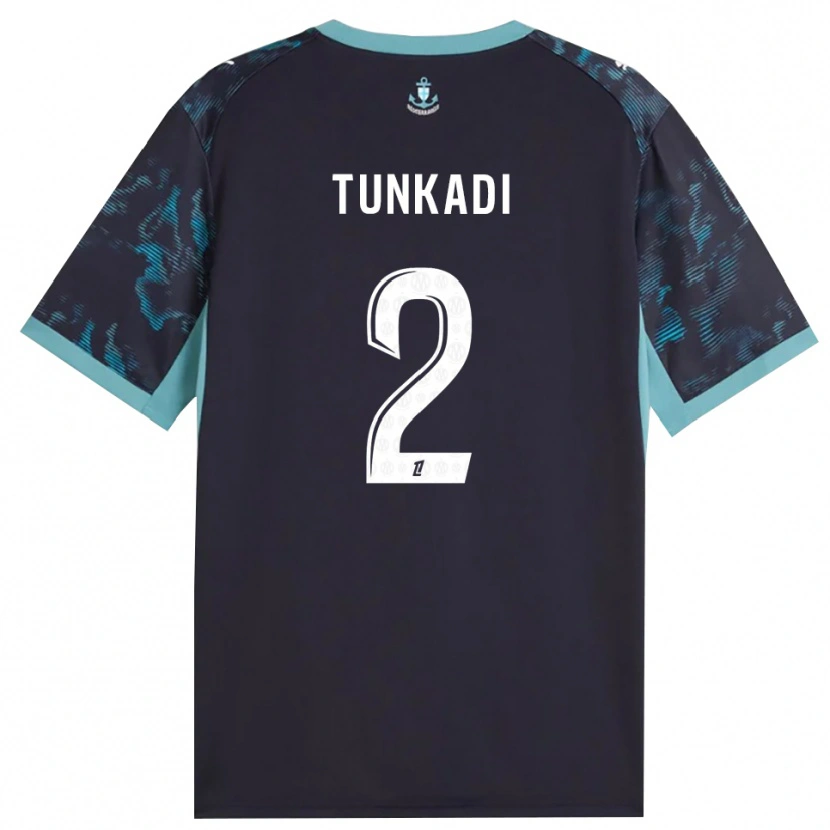 Danxen Herren Alexandre Tunkadi #2 Blass Türkis Weiß Schwarz Auswärtstrikot Trikot 2026/27 T-Shirt
