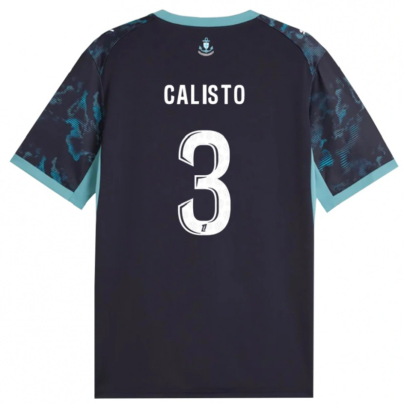 Danxen Herren Gianni Calisto #3 Blass Türkis Weiß Schwarz Auswärtstrikot Trikot 2026/27 T-Shirt