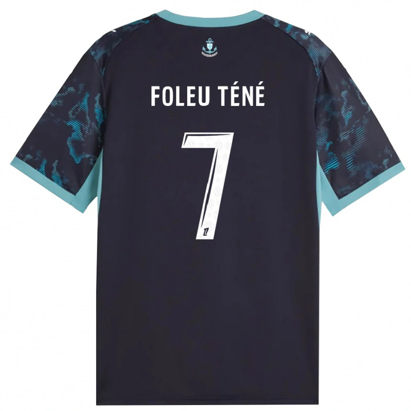 Danxen Herren Krys Foleu Téné #7 Blass Türkis Weiß Schwarz Auswärtstrikot Trikot 2026/27 T-Shirt