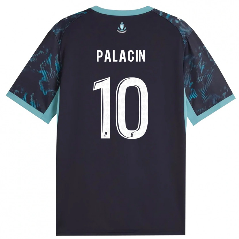 Danxen Herren Sara Palacin #10 Blass Türkis Weiß Schwarz Auswärtstrikot Trikot 2026/27 T-Shirt
