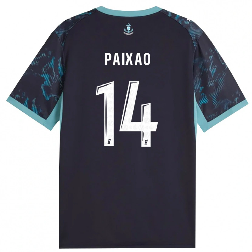 Danxen Herren Igor Paixão #14 Blass Türkis Weiß Schwarz Auswärtstrikot Trikot 2026/27 T-Shirt
