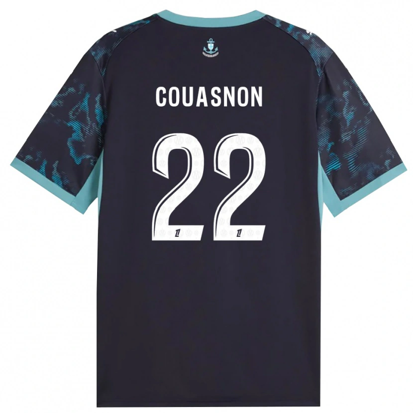 Danxen Herren Roxane Couasnon #22 Blass Türkis Weiß Schwarz Auswärtstrikot Trikot 2026/27 T-Shirt