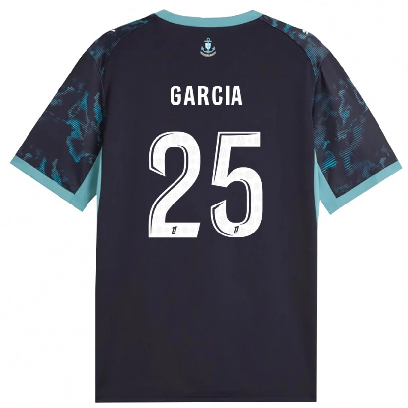 Danxen Herren Ulisses Garcia #25 Blass Türkis Weiß Schwarz Auswärtstrikot Trikot 2026/27 T-Shirt