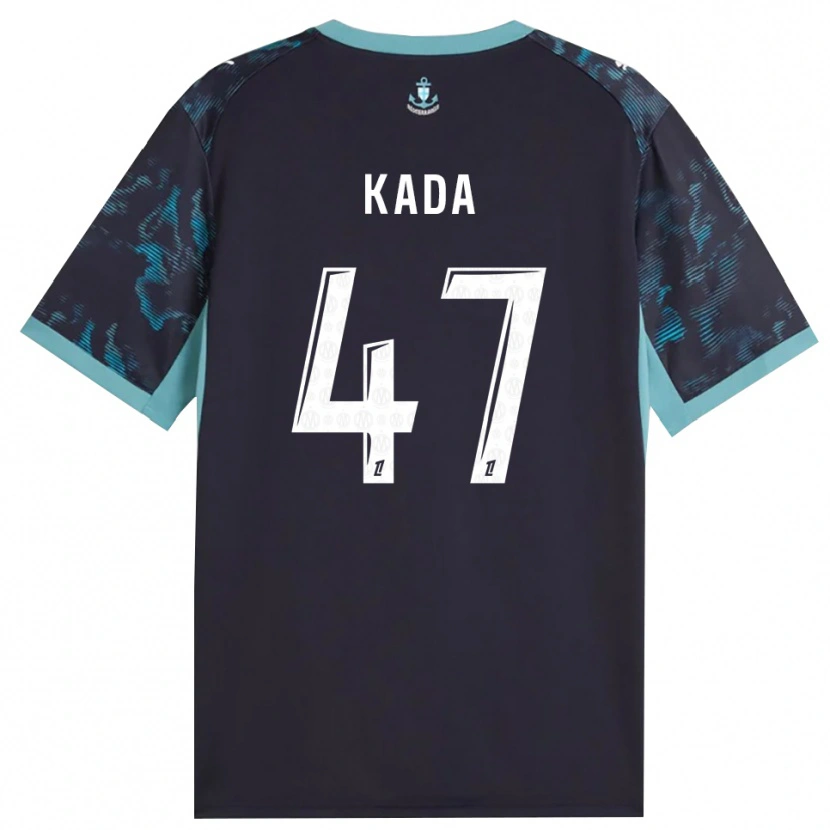 Danxen Herren Joakim Kada #47 Blass Türkis Weiß Schwarz Auswärtstrikot Trikot 2026/27 T-Shirt