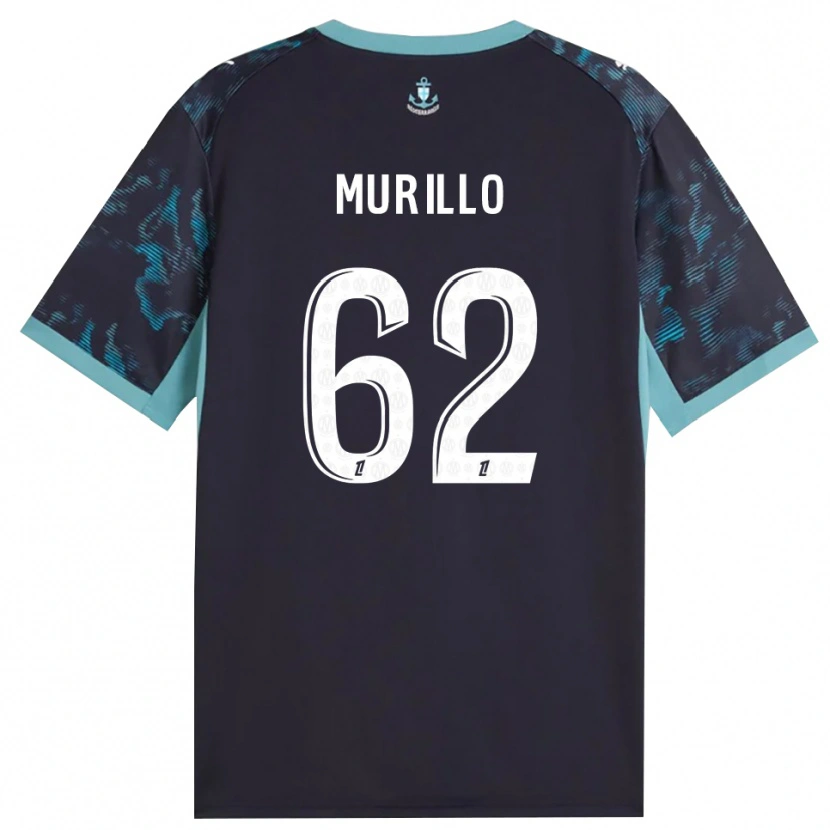 Danxen Herren Amir Murillo #62 Blass Türkis Weiß Schwarz Auswärtstrikot Trikot 2026/27 T-Shirt