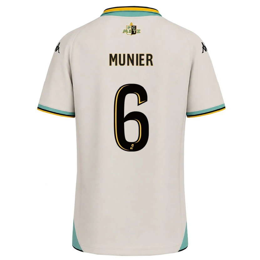 Danxen Herren Léa Munier #6 Florales Weiß Schwarz Auswärtstrikot Trikot 2026/27 T-Shirt