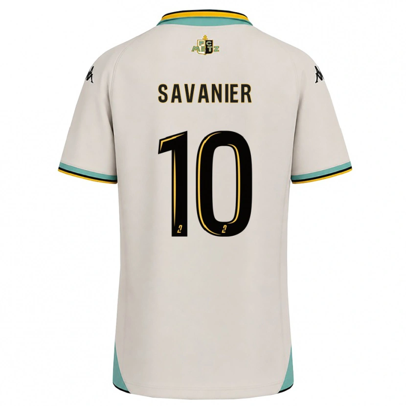 Danxen Herren Téji Savanier #10 Florales Weiß Schwarz Auswärtstrikot Trikot 2026/27 T-Shirt