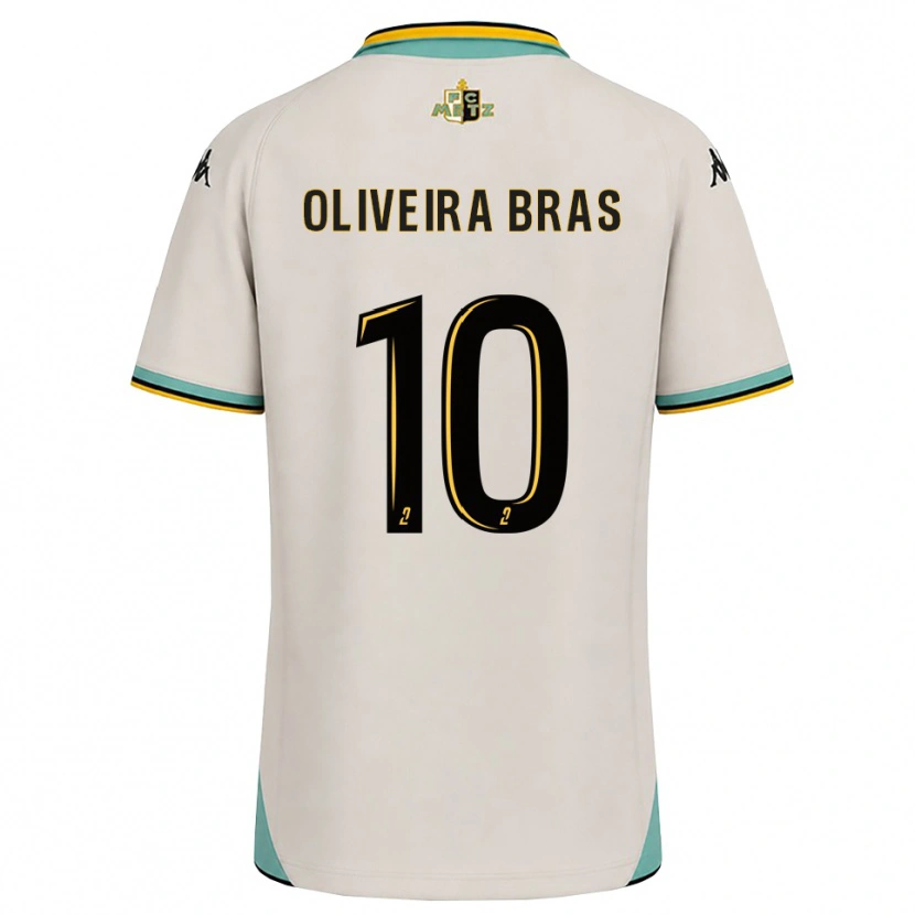 Danxen Herren Luisa Oliveira Bras #10 Florales Weiß Schwarz Auswärtstrikot Trikot 2026/27 T-Shirt