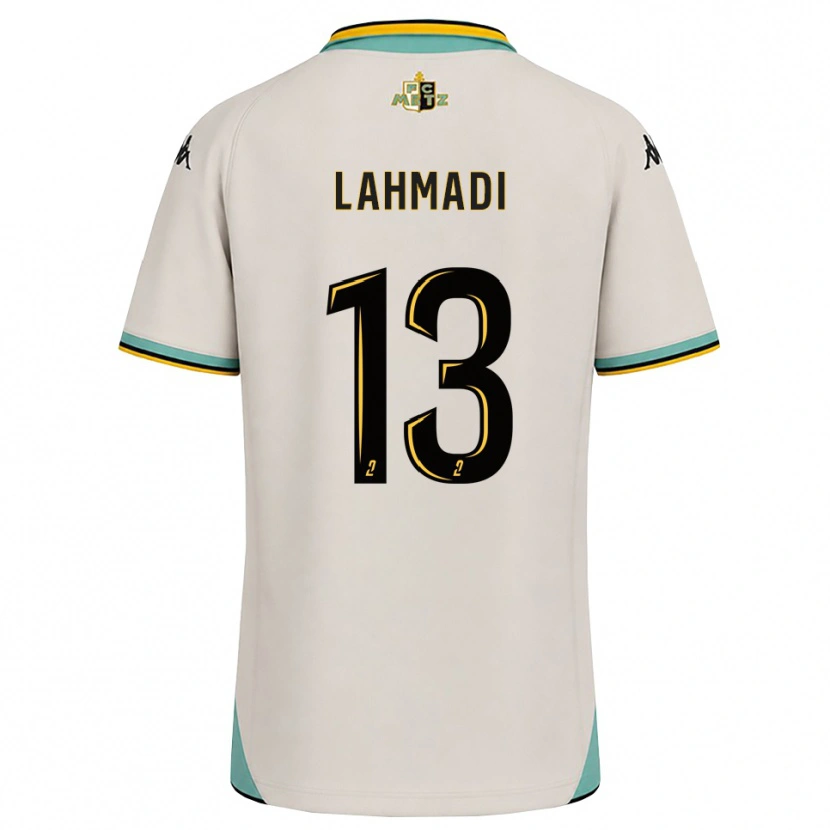 Danxen Herren Mehdi Lahmadi #13 Florales Weiß Schwarz Auswärtstrikot Trikot 2026/27 T-Shirt