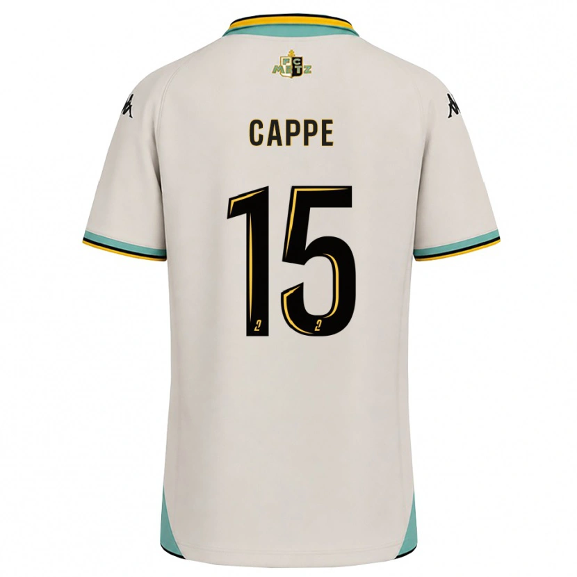 Danxen Herren Djibril Cappe #15 Florales Weiß Schwarz Auswärtstrikot Trikot 2026/27 T-Shirt