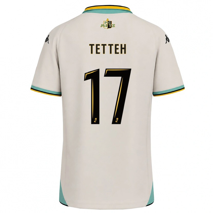 Danxen Herren Benjamin Tetteh #17 Florales Weiß Schwarz Auswärtstrikot Trikot 2026/27 T-Shirt