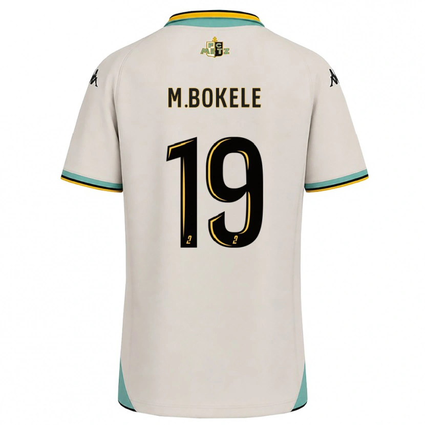 Danxen Herren Morgan Bokele #19 Florales Weiß Schwarz Auswärtstrikot Trikot 2026/27 T-Shirt