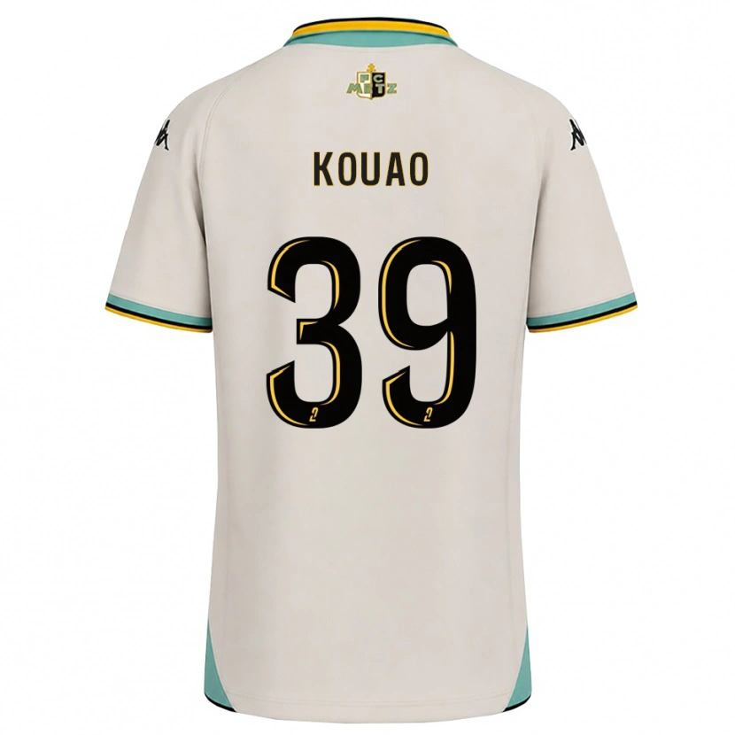 Danxen Herren Koffi Kouao #39 Florales Weiß Schwarz Auswärtstrikot Trikot 2026/27 T-Shirt
