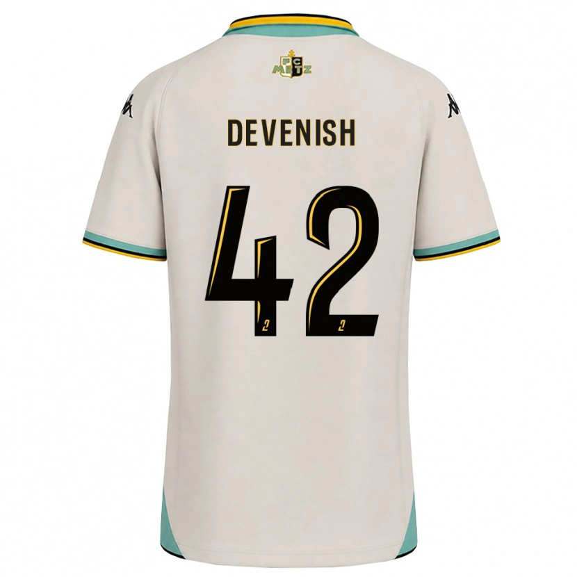 Danxen Herren Cristian Devenish #42 Florales Weiß Schwarz Auswärtstrikot Trikot 2026/27 T-Shirt