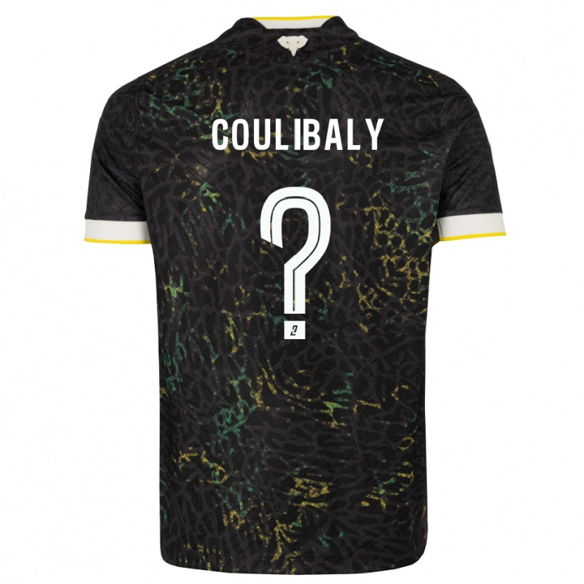 Danxen Herren Dylan Coulibaly #0 Schwarz Weiß Gelb Auswärtstrikot Trikot 2026/27 T-Shirt
