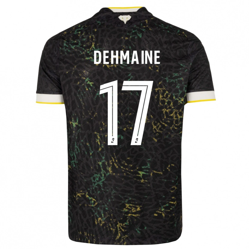 Danxen Herren Dehmaine Tabibou #17 Schwarz Weiß Gelb Auswärtstrikot Trikot 2026/27 T-Shirt