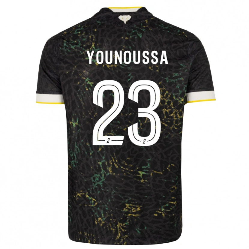 Danxen Herren Wilitty Younoussa #23 Schwarz Weiß Gelb Auswärtstrikot Trikot 2026/27 T-Shirt