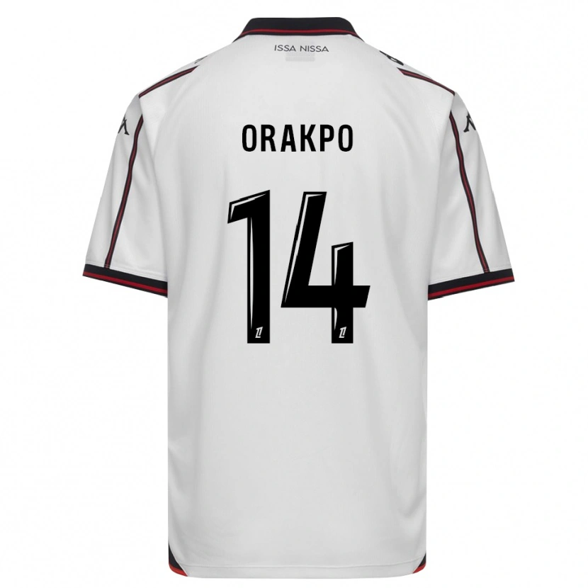 Danxen Herren Victor Orakpo #14 Schwarz Weiß Auswärtstrikot Trikot 2026/27 T-Shirt