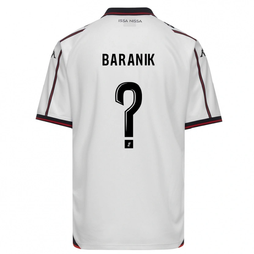 Danxen Herren Evan Baranik #0 Schwarz Weiß Auswärtstrikot Trikot 2026/27 T-Shirt