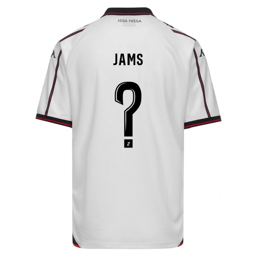 Danxen Herren Dylan Jams #0 Schwarz Weiß Auswärtstrikot Trikot 2026/27 T-Shirt