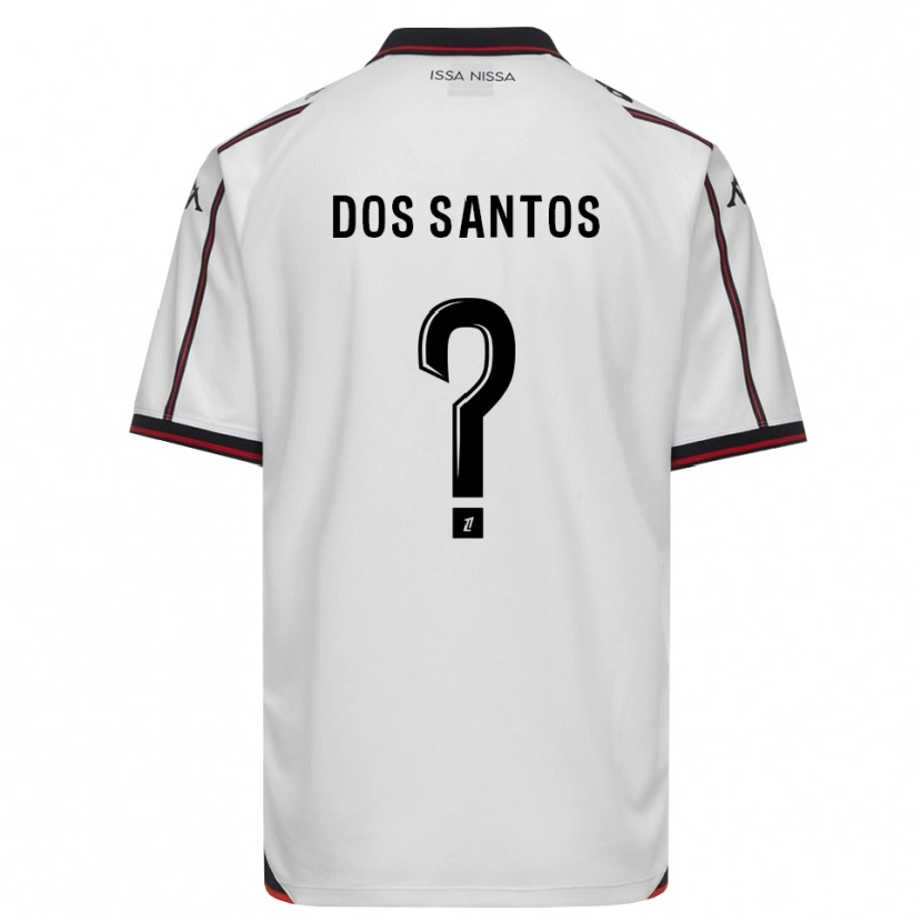 Danxen Herren Jeyzi Dos Santos #0 Schwarz Weiß Auswärtstrikot Trikot 2026/27 T-Shirt