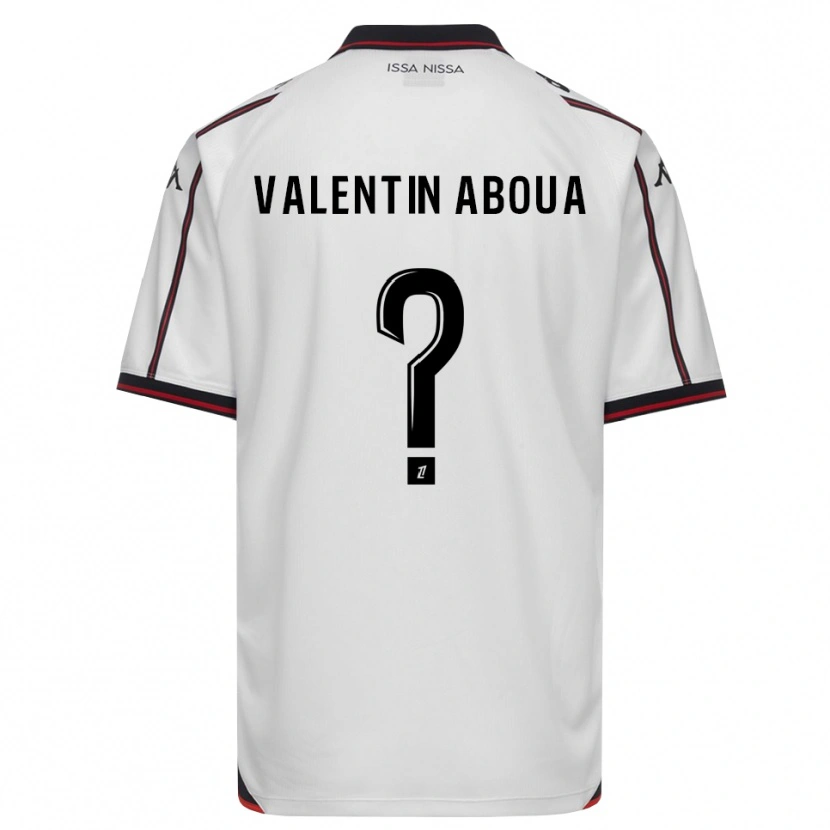 Danxen Herren Louis Valentin Aboua #0 Schwarz Weiß Auswärtstrikot Trikot 2026/27 T-Shirt