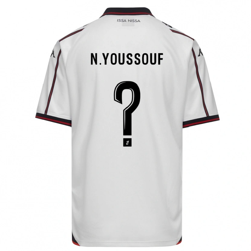 Danxen Herren Naké Youssouf #0 Schwarz Weiß Auswärtstrikot Trikot 2026/27 T-Shirt