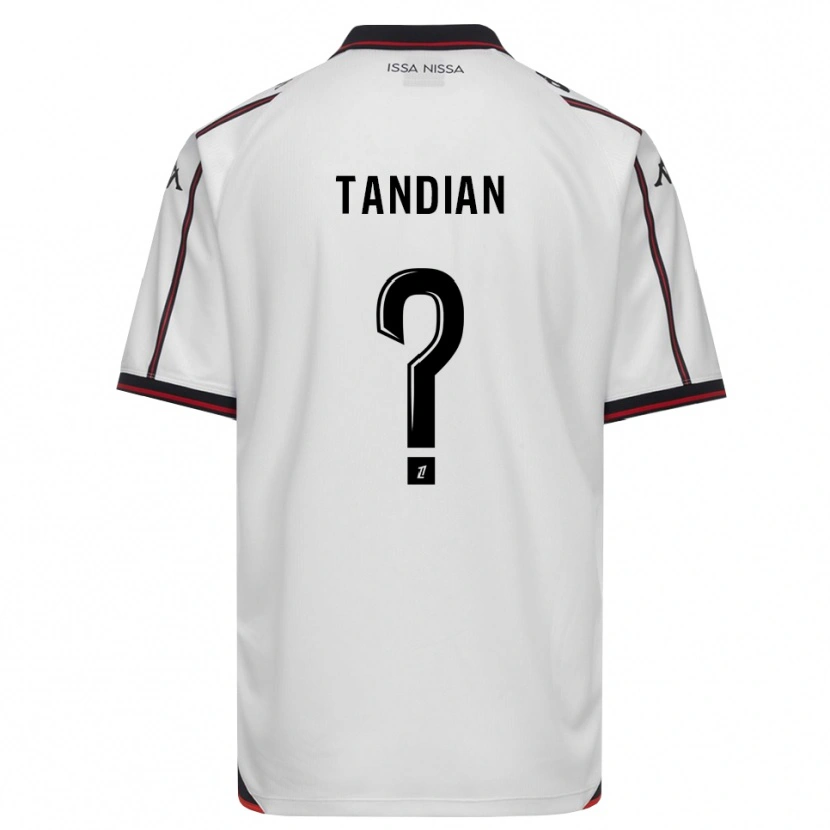 Danxen Herren Elage Tandian #0 Schwarz Weiß Auswärtstrikot Trikot 2026/27 T-Shirt