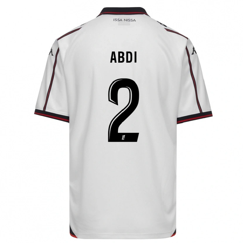 Danxen Herren Ali Abdi #2 Schwarz Weiß Auswärtstrikot Trikot 2026/27 T-Shirt