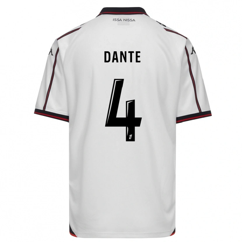 Danxen Herren Dante #4 Schwarz Weiß Auswärtstrikot Trikot 2026/27 T-Shirt