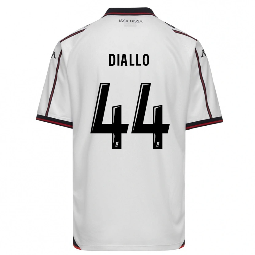 Danxen Herren Zoumana Diallo #44 Schwarz Weiß Auswärtstrikot Trikot 2026/27 T-Shirt