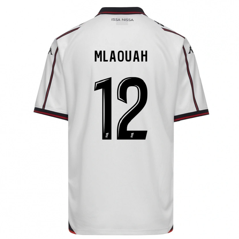Danxen Herren Sofiane Mlaouah #12 Schwarz Weiß Auswärtstrikot Trikot 2026/27 T-Shirt
