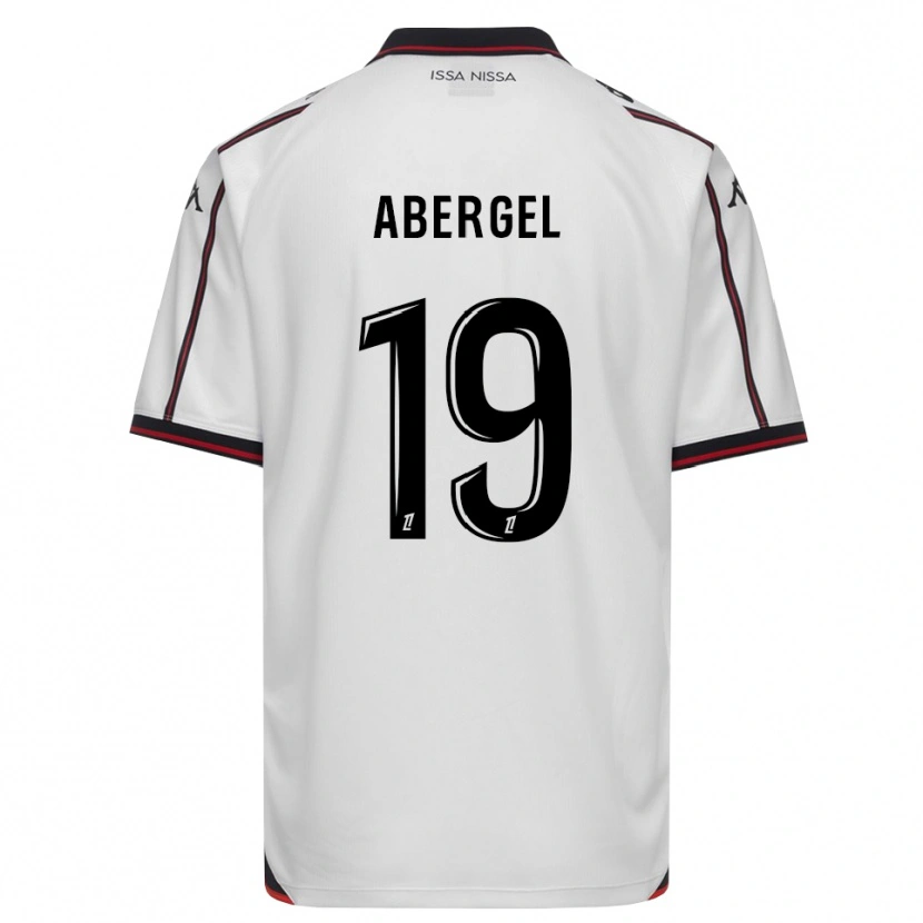 Danxen Herren Laurent Abergel #19 Schwarz Weiß Auswärtstrikot Trikot 2026/27 T-Shirt