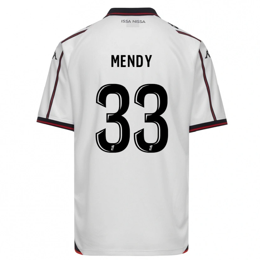 Danxen Herren Antoine Mendy #33 Schwarz Weiß Auswärtstrikot Trikot 2026/27 T-Shirt