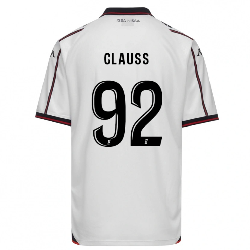 Danxen Herren Jonathan Clauss #92 Schwarz Weiß Auswärtstrikot Trikot 2026/27 T-Shirt